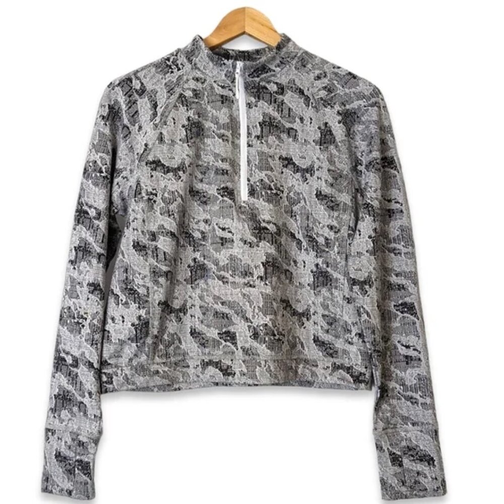 SPYDER Active Printed Base Layer 1/4 Zip I Size Large - Picture 1 of 5
